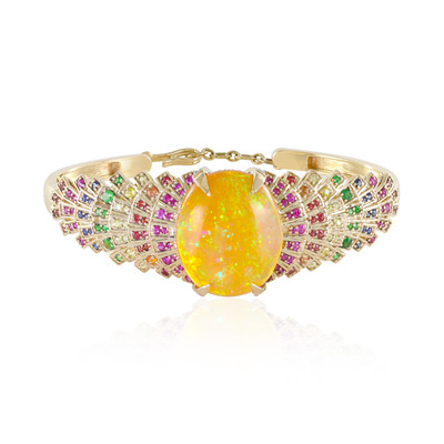 18K Welo Opal Gold Bangle (AMAYANI)