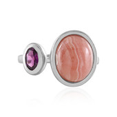 Rhodochrosite Silver Ring (Faszination Türkis)