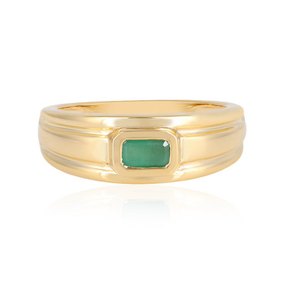 Brazilian Emerald Silver Ring