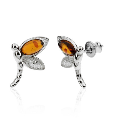 Baltic Amber Silver Earrings (dagen)