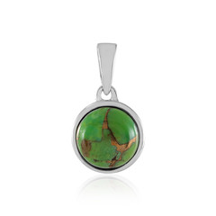 Kingman Green Mojave Turquoise Silver Pendant