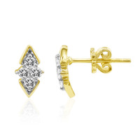 9K SI1 (G) Diamond Gold Earrings