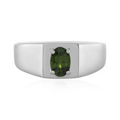 Ceylon Green Zircon Silver Ring