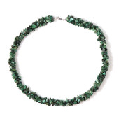 Brazilian Emerald Silver Necklace