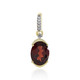 Mozambique Garnet Silver Pendant