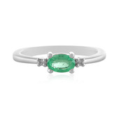 Ethiopian Emerald Silver Ring