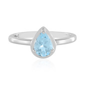 Sky Blue Topaz Silver Ring