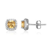 Citrine Silver Earrings