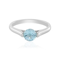 Sky Blue Topaz Silver Ring