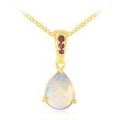 Welo Opal Silver Necklace