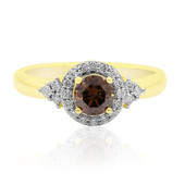 18K SI1 Argyle Cognac Diamond Gold Ring (Mark Tremonti)