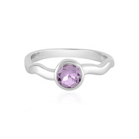 Rose de France Amethyst Silver Ring