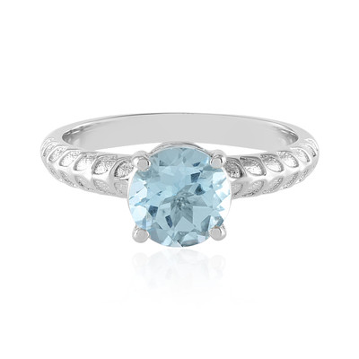 Sky Blue Topaz Silver Ring