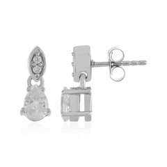 Zircon Silver Earrings