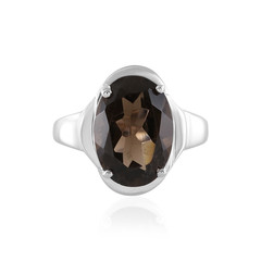 Smoky Quartz Silver Ring