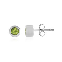 Arizona Peridot Silver Earrings