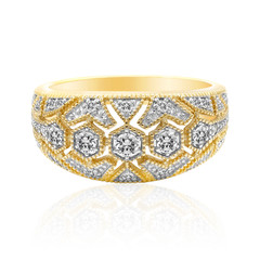 9K SI1 (G) Diamond Gold Ring