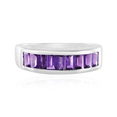 Zambian Amethyst Silver Ring