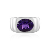 Siberian Amethyst Silver Ring