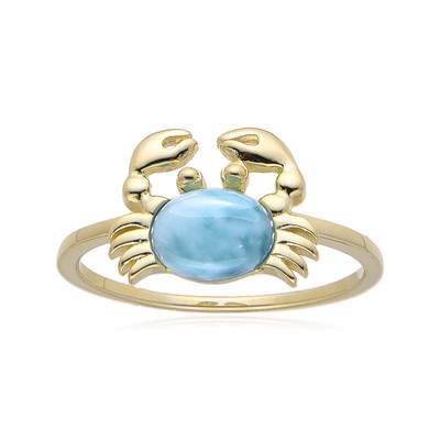 Larimar Silver Ring