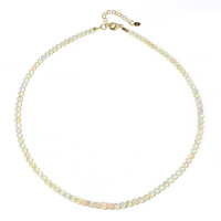 Welo Opal Silver Necklace