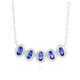 Tanzanite Silver Necklace