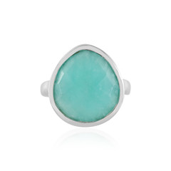 Amazonite Silver Ring