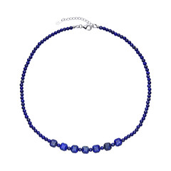 Lapis Lazuli Silver Necklace