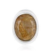 Rutile Quartz Silver Pendant (MONOSONO COLLECTION)