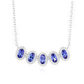 Tanzanite Silver Necklace