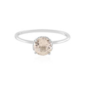 AAA Madagascan Morganite Platinum Ring