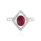 Bemainty Ruby Silver Ring