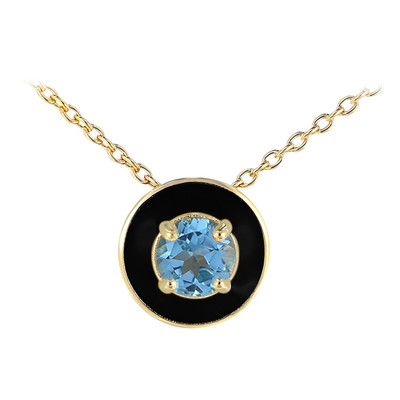 Swiss Blue Topaz Silver Necklace