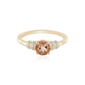 14K Peach Tourmaline Gold Ring (AMAYANI)