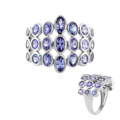 Tanzanite Platinum Ring (KM by Juwelo)