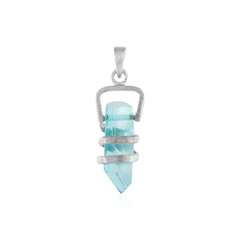 Sky Blue Quartz Silver Pendant