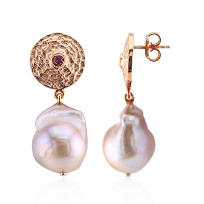 Freshwater pearl Silver Earrings (TPC)