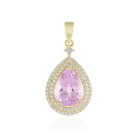 Kunzite Silver Pendant