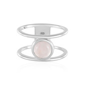 Rose Quartz Silver Ring