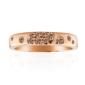 9K SI1 Argyle Rose De France Diamond Gold Ring (Annette)