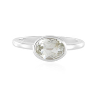 White Topaz Silver Ring