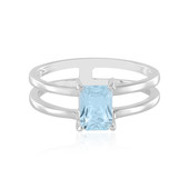 Sky Blue Topaz Silver Ring