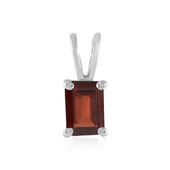 Mozambique Garnet Silver Pendant