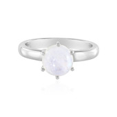 Rainbow Moonstone Silver Ring