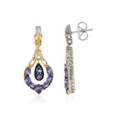 Tanzanite Silver Earrings (Gems en Vogue)
