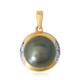 14K Tahitian Pearl Gold Pendant