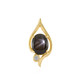 Black Star Sapphire Silver Pendant