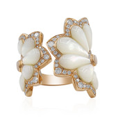 18K Mother of Pearl Gold Ring (Estée Collection)