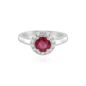 Bemainty Ruby Silver Ring