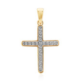 9K SI1 (G) Diamond Gold Pendant (Annette)